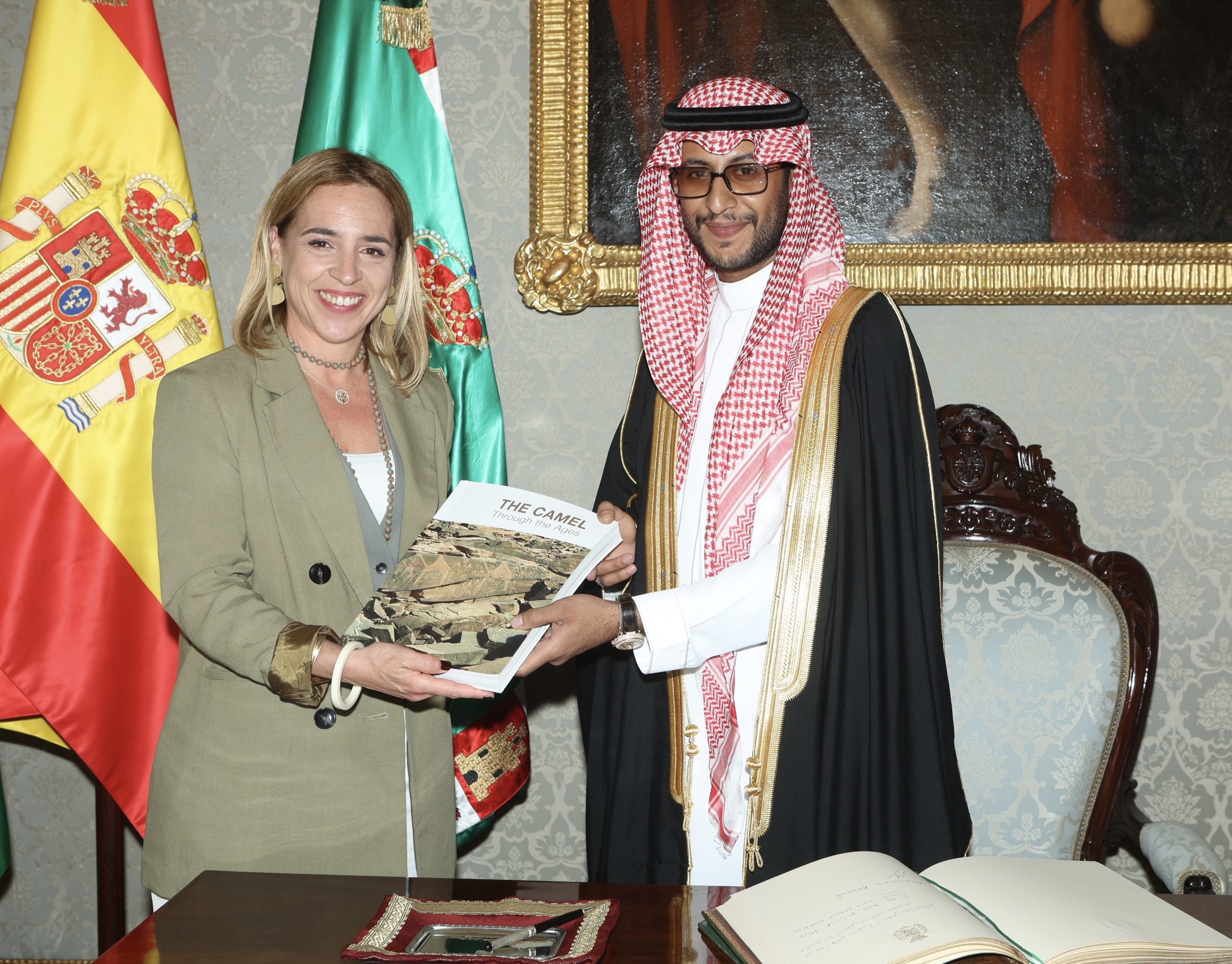 delegacion saudi con la presidenta