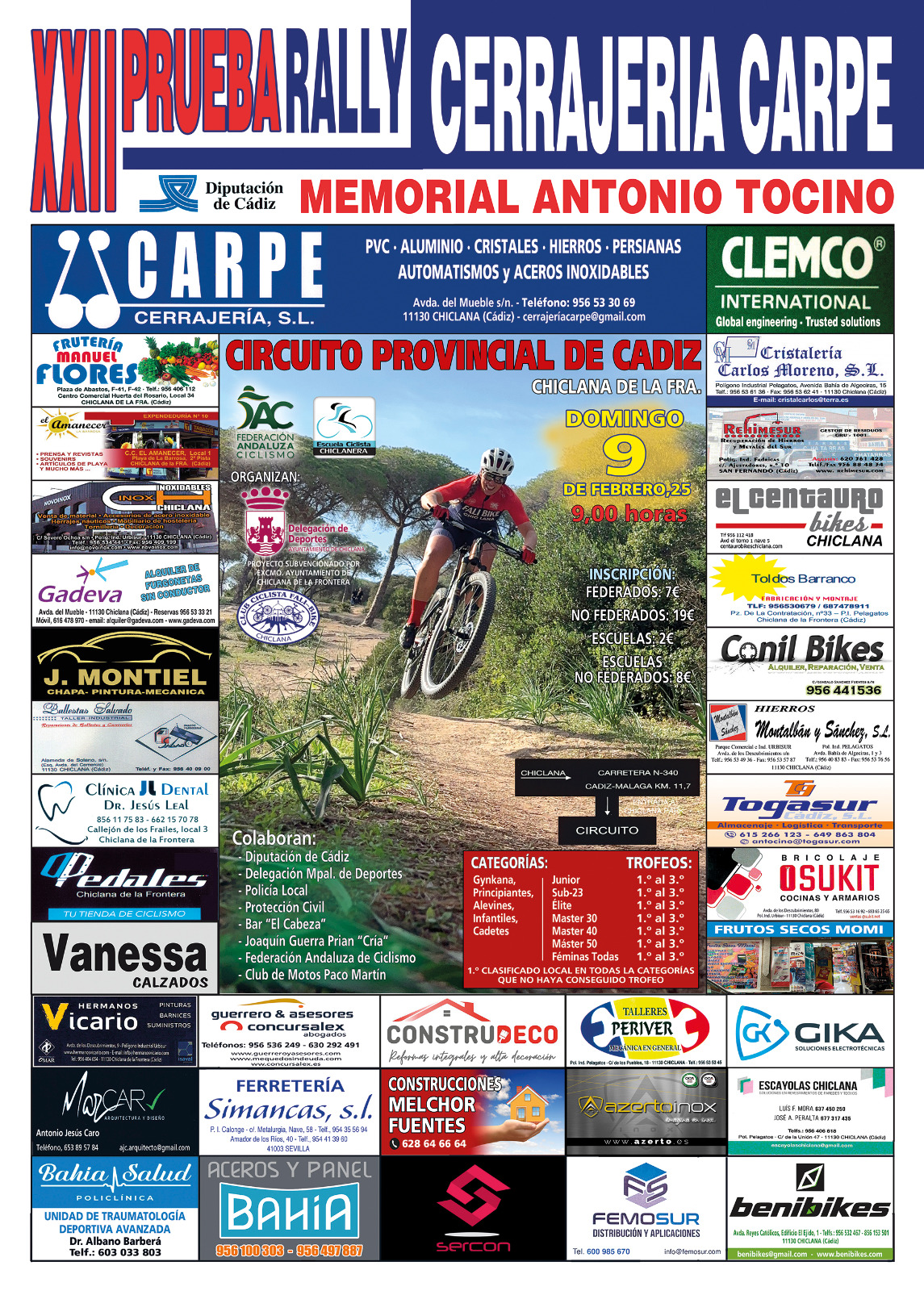 2.- 9 FEBRERO 2025.- XXII RALLY MEMORIAL ANTONIO TOCINO