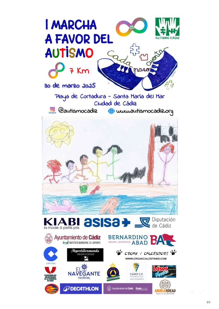 3.- 30 MARZO 2025 - I MARCHA CONTRA EL AUTISMO CÁDIZ