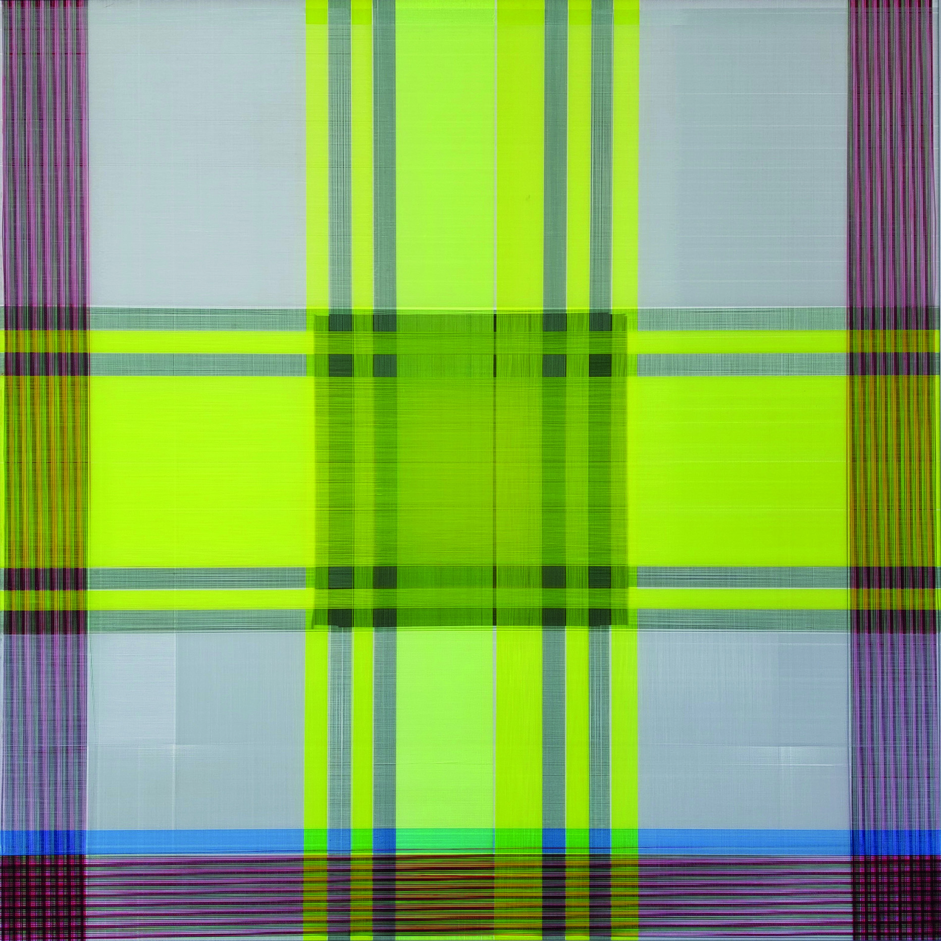 Cruz amarilla_91 x 91 cm