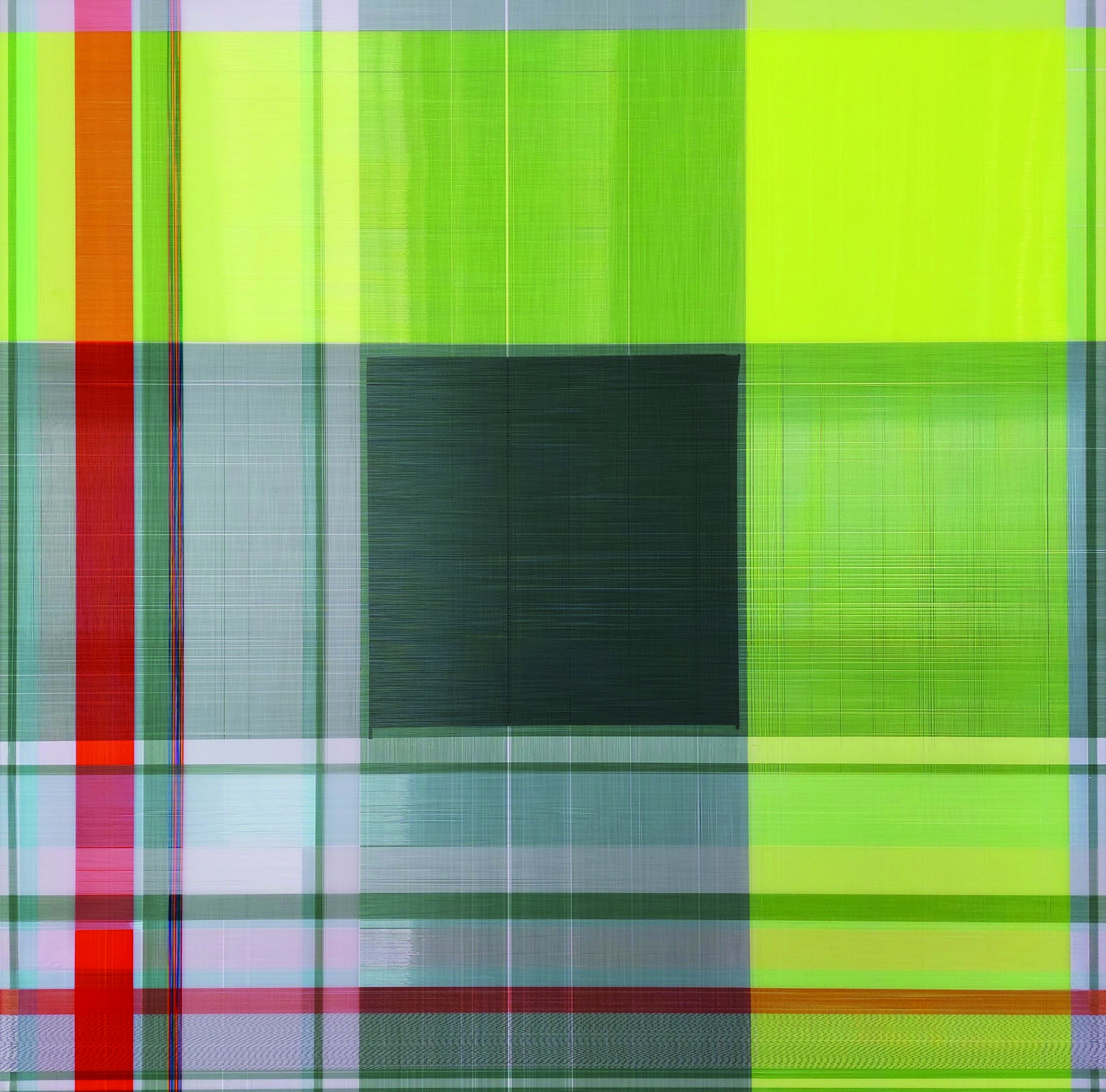 Cruz verde_91 x 91 cm
