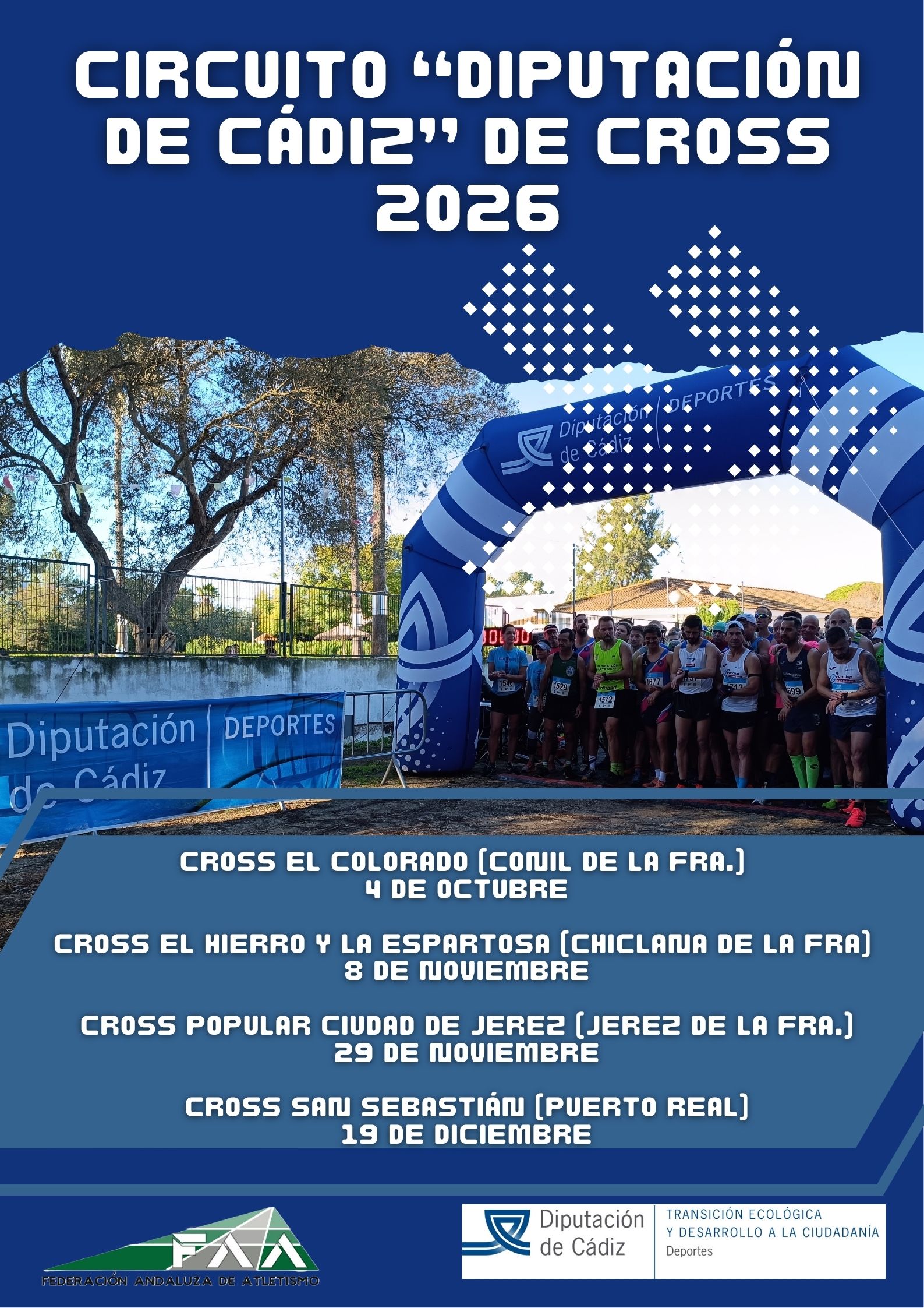CIRCUITO ¿DIPUTACIÓN DE CÁDIZ¿ DE CROSS 2026