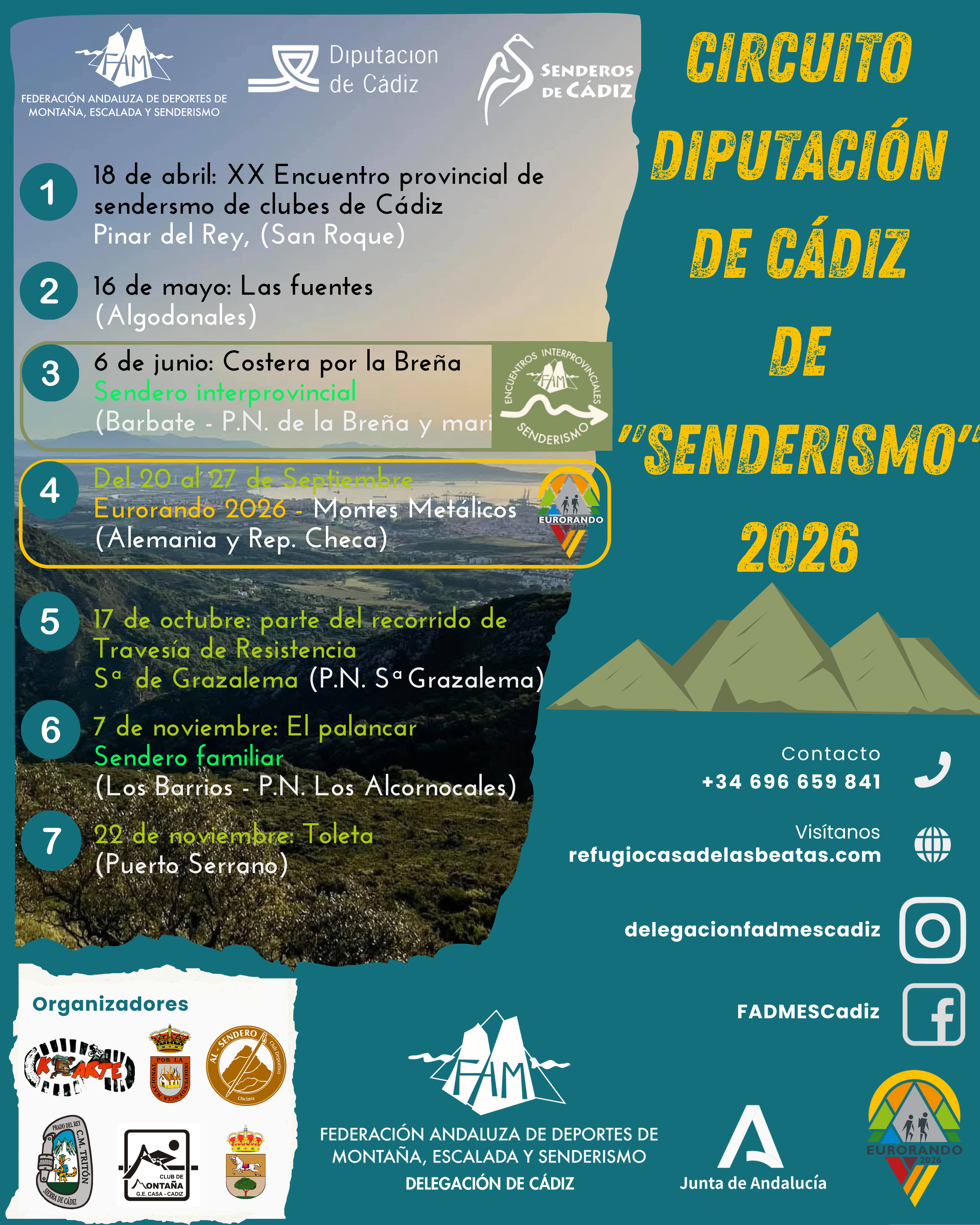 BUENO Cartel Circuito Diputación Senderismo FADMES Cádiz (vert) v2