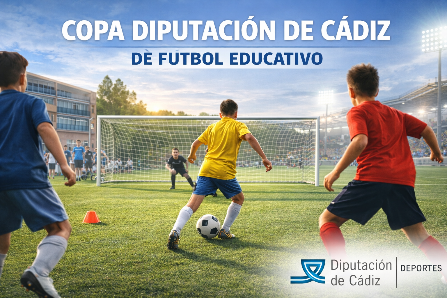 CARTEL COPA DIPUTACIÓN DE CÁDIZ DE FÚTBOL EDUCATIVO
