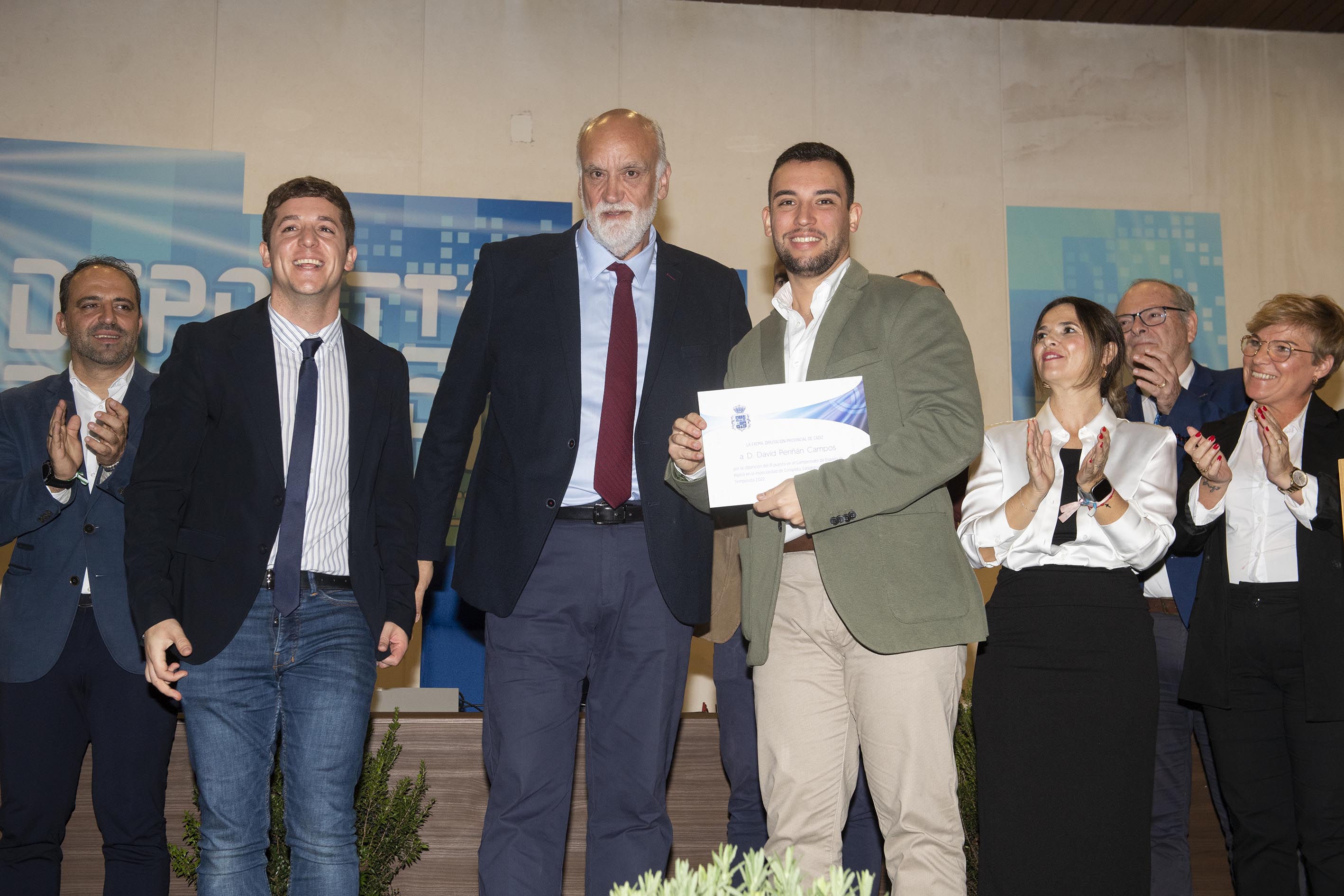 Gala deportistas_premio a David Periñan Campos_Chiclana