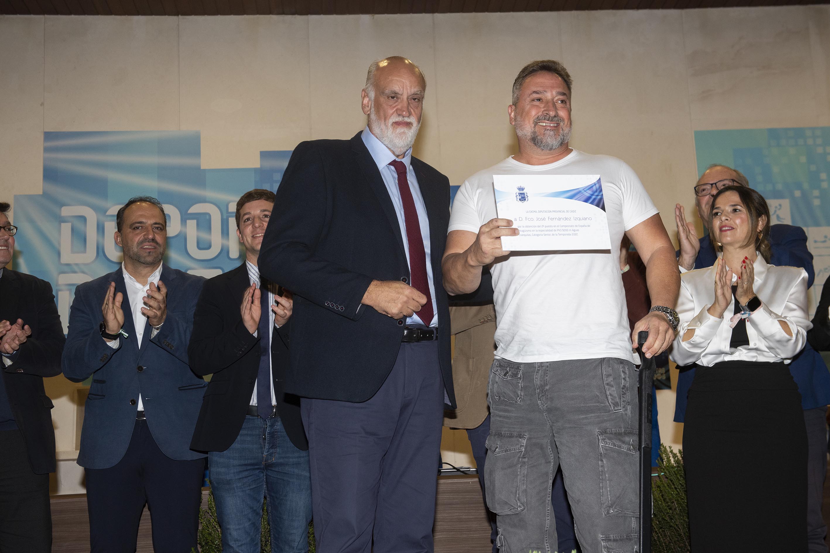 Gala deportistas_premio a Francisco Jose Fernadez Izquiano_Chiclana