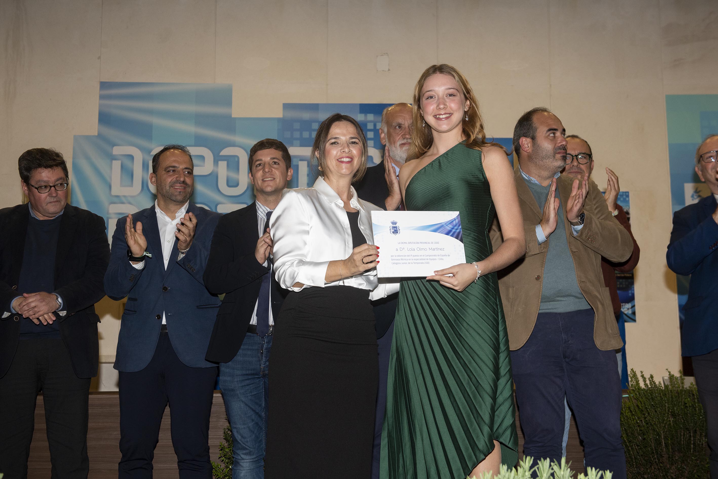 Gala deportistas_premio a Lola Olmo Martinez_Puerto Real