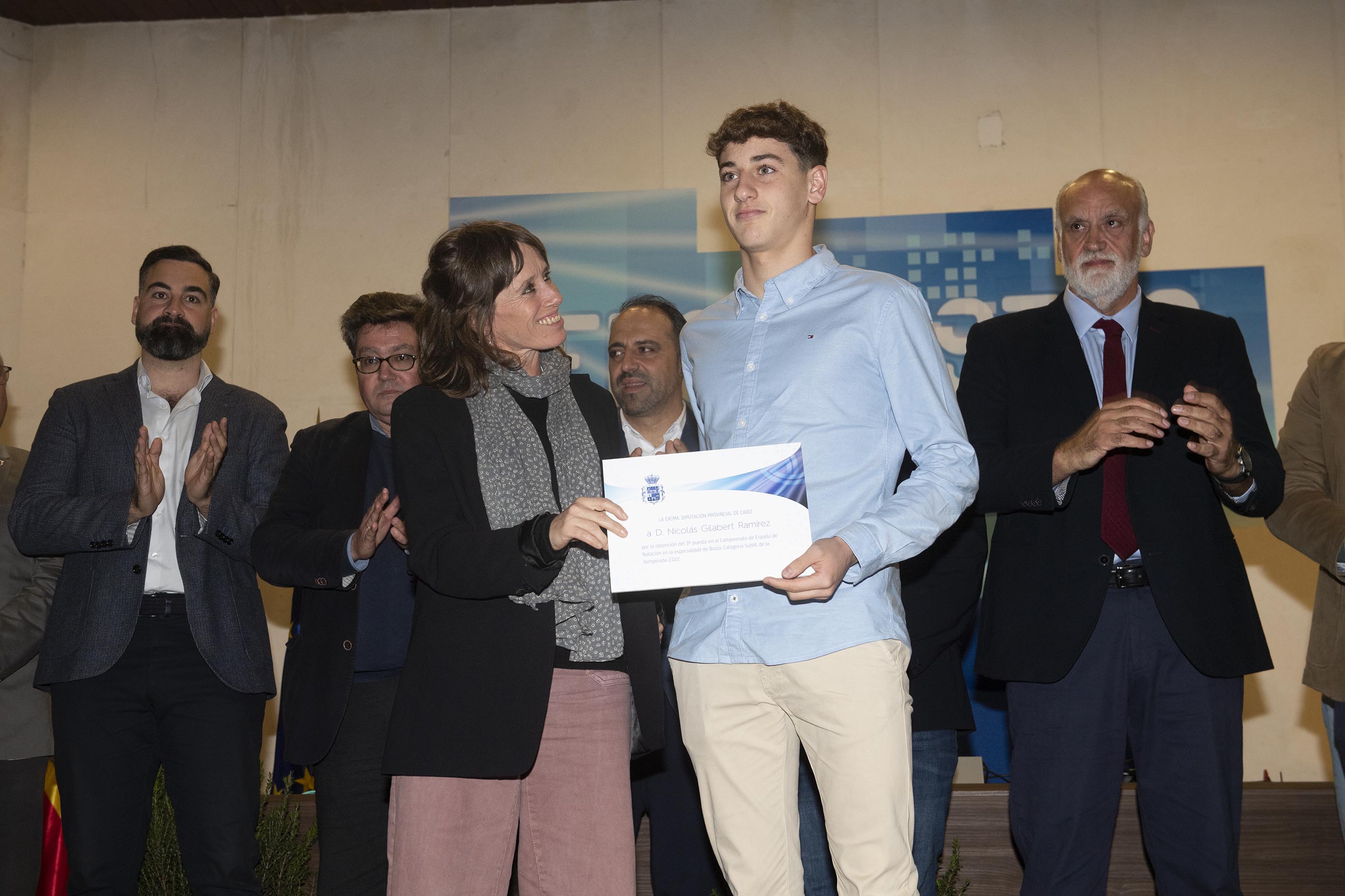 Gala deportistas_premio a Nicolas Gilabert Ramirez_El Puerto