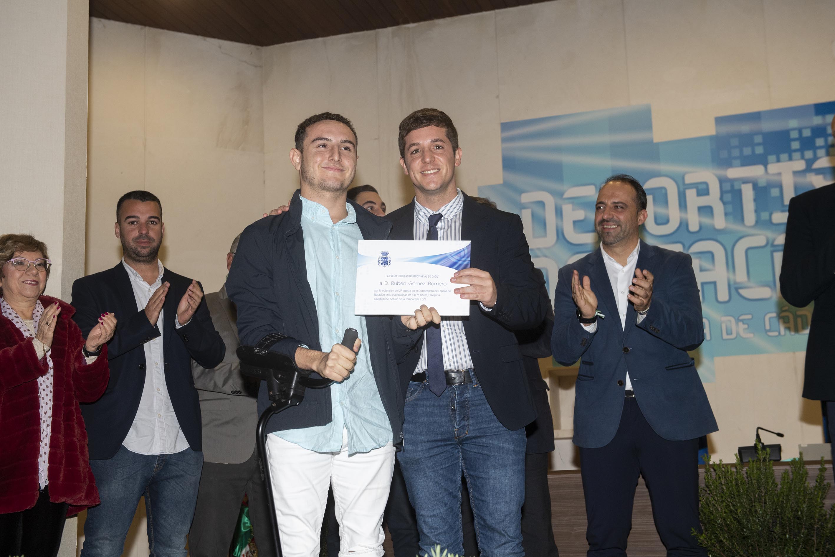 Gala deportistas_premio a Rubn Gomez Romero_Chiclana