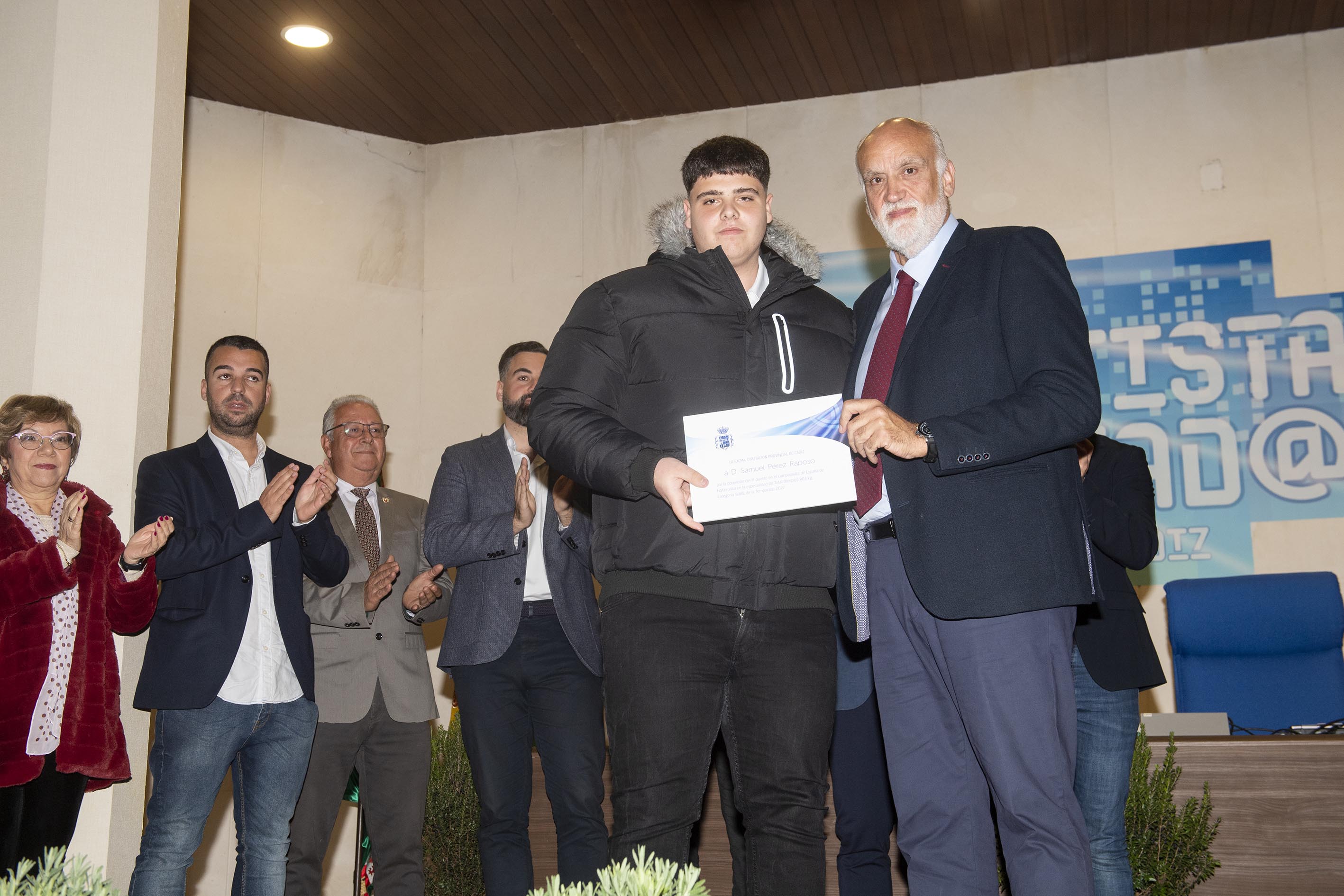 Gala deportistas_premio a Samuel Perez Raposo_ Sanlucar