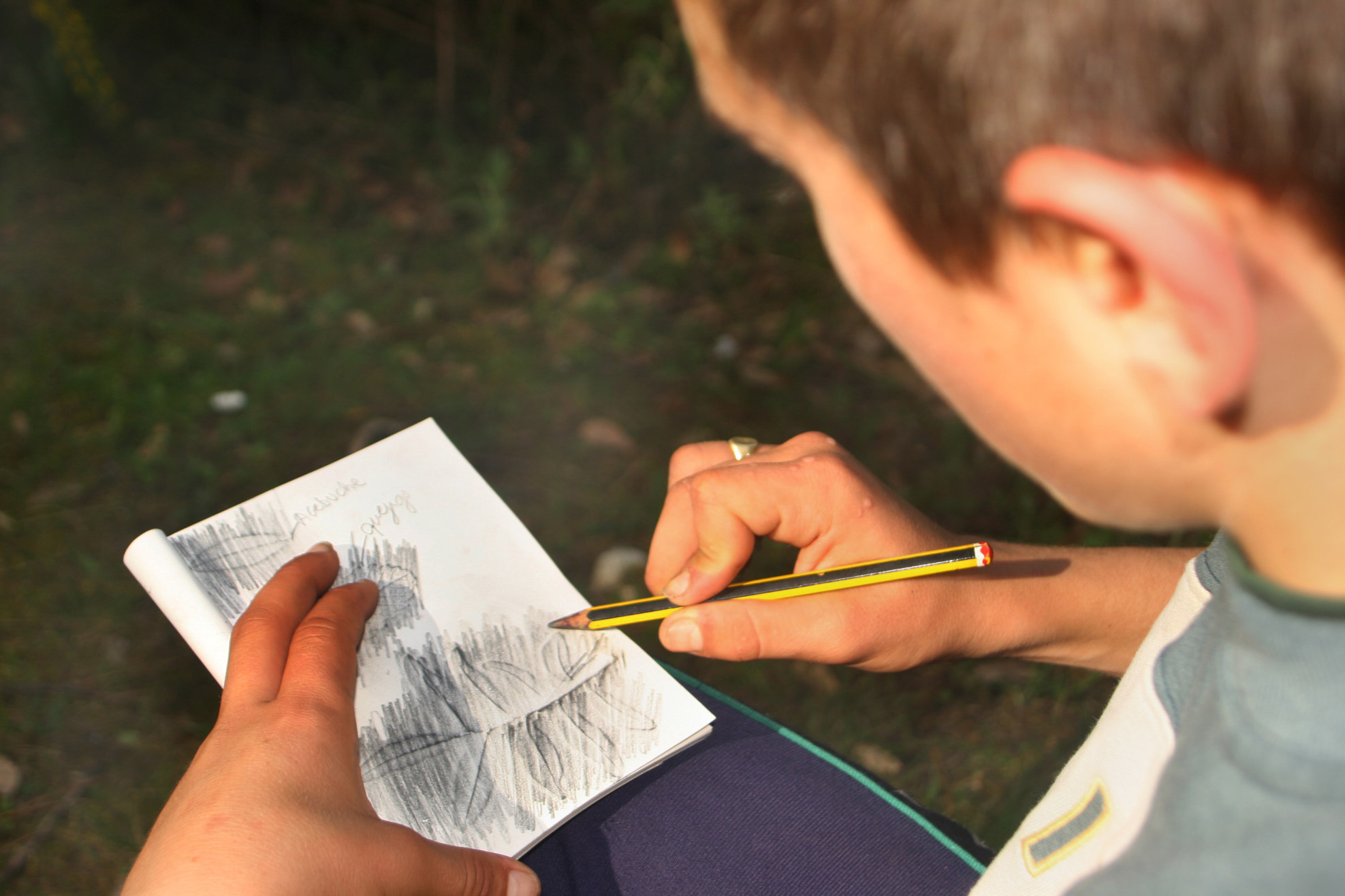 Estudiante de educación ambiental