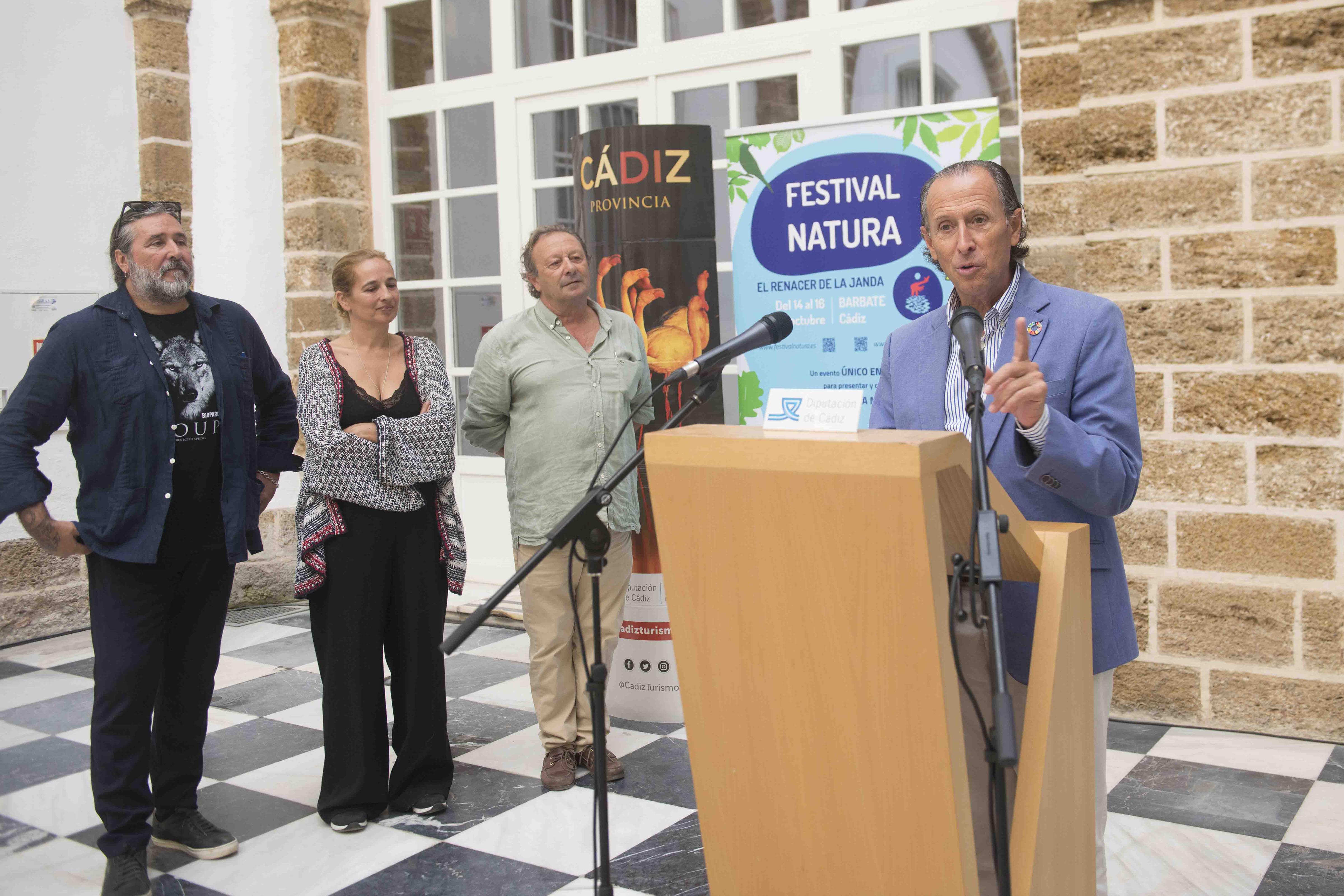 José María Román interviene en la presentación del Festival Natura