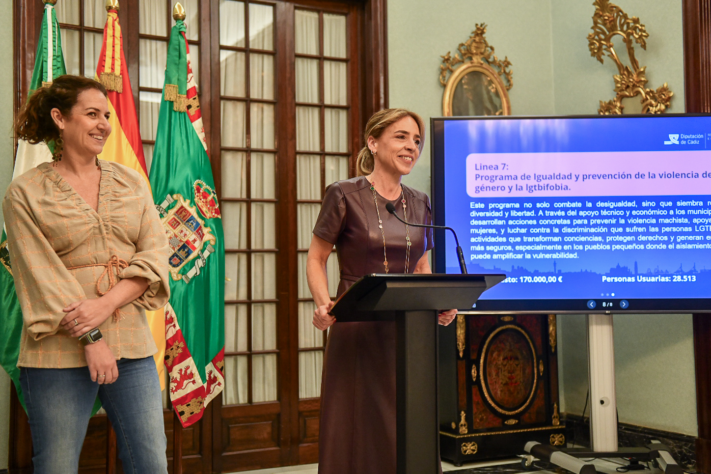 Almudena Martínez y Paula Conesa