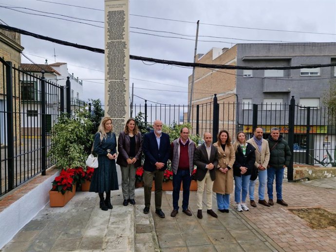 Memoria_monolito a victimas en Mancomunidad de la Sierra