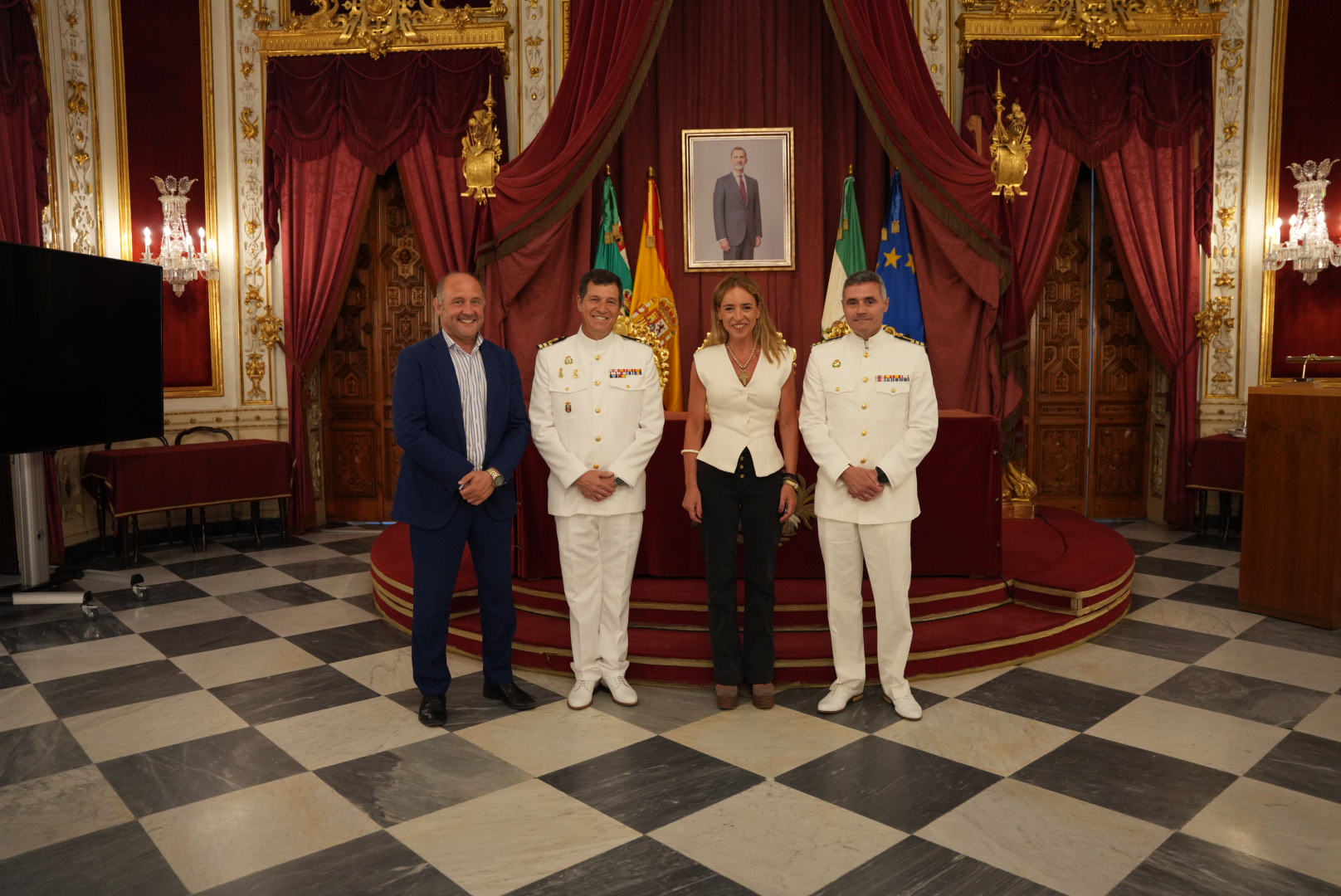 Recepcion a comandante naval y mando de la FAM