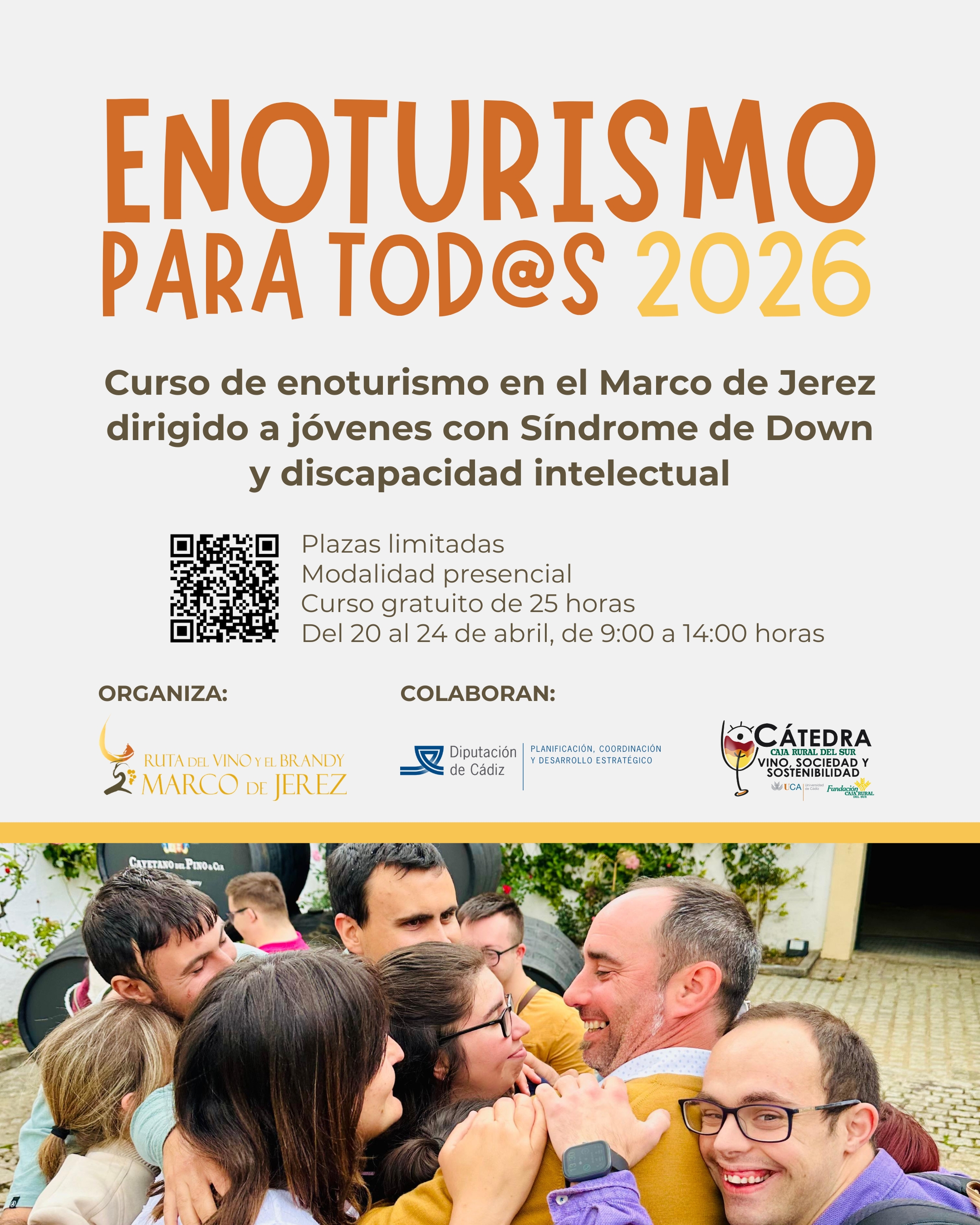 Cartel ENOTURISMO PARA TOD@S 2026
