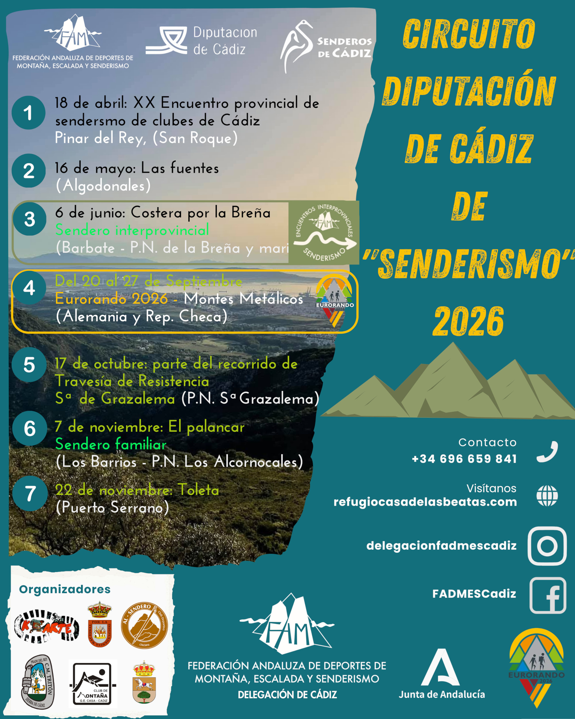 RRSS cartel senderismo