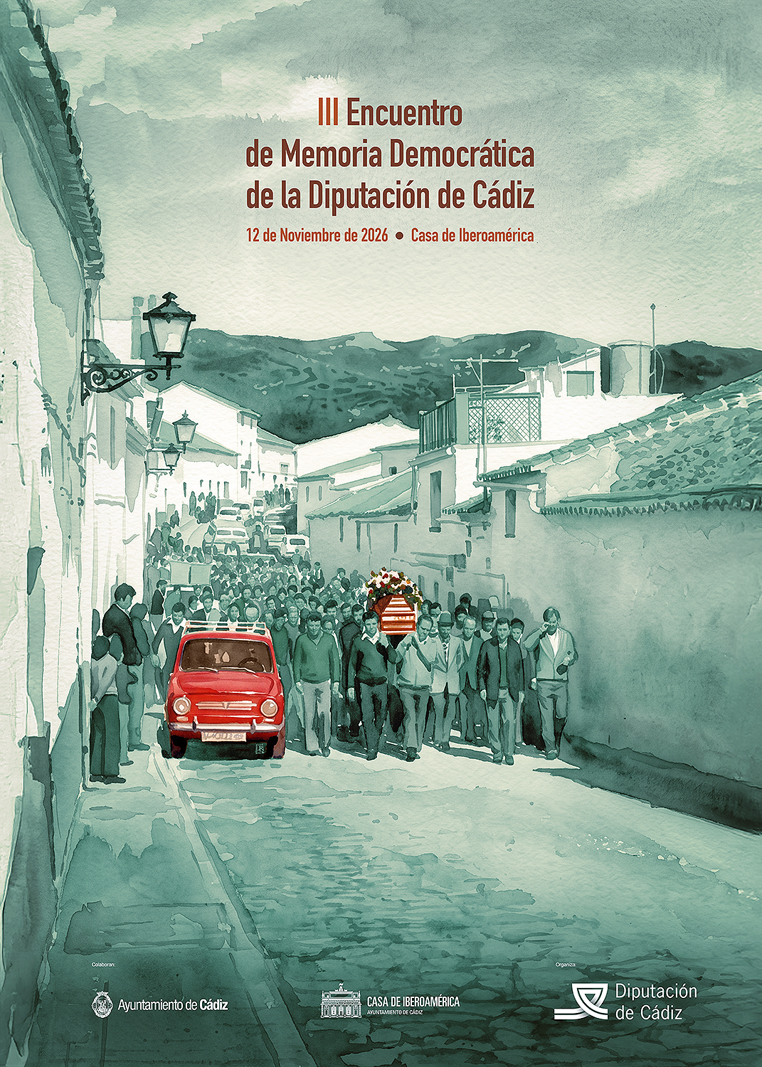 cartel del tercer encuentro de Memoria Democratica cartel del tercer encuentro de Memoria Democratica