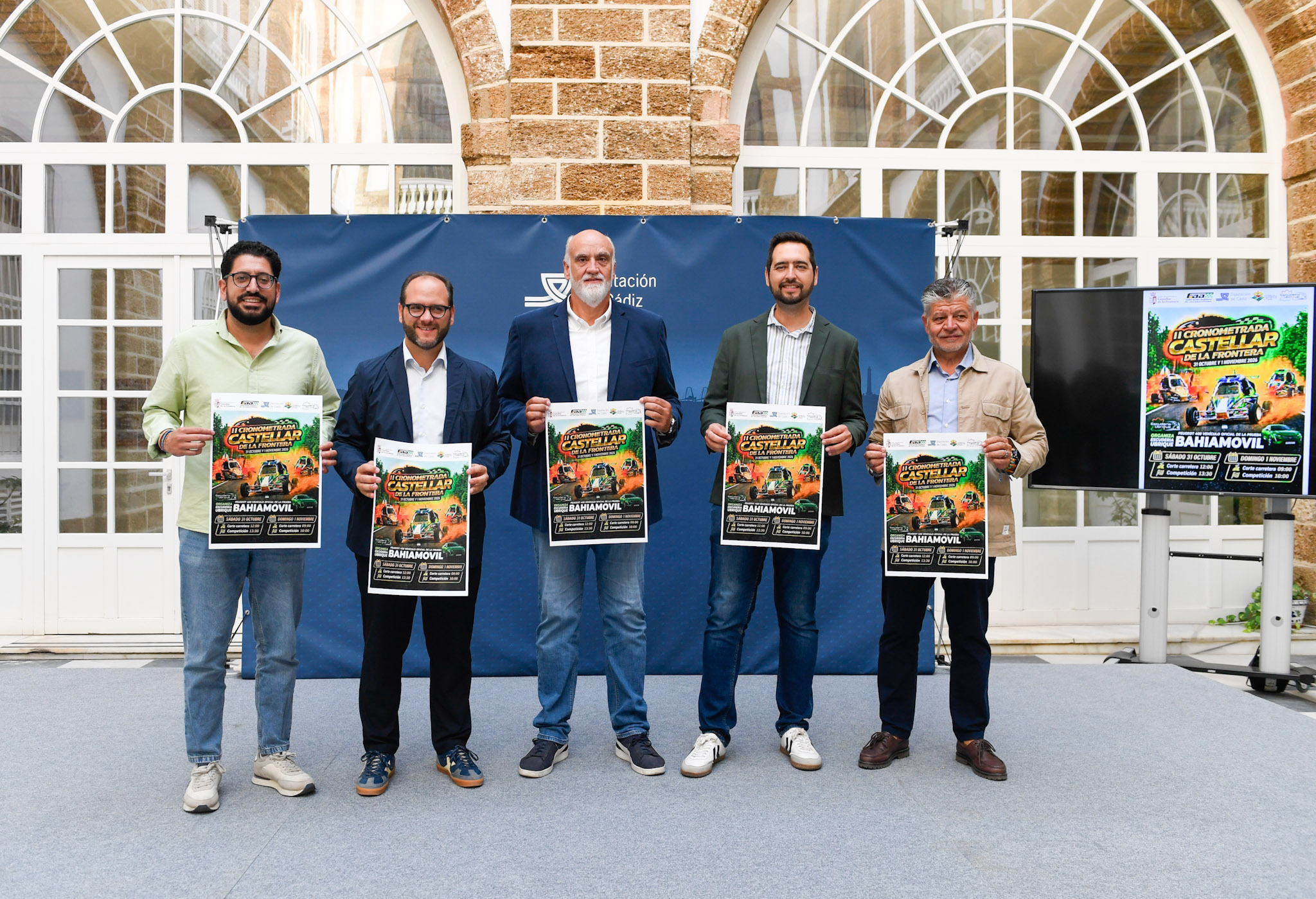 Vaca, Vidal y Mateos en la presentación de la II Cronometrada de Castellar (3)