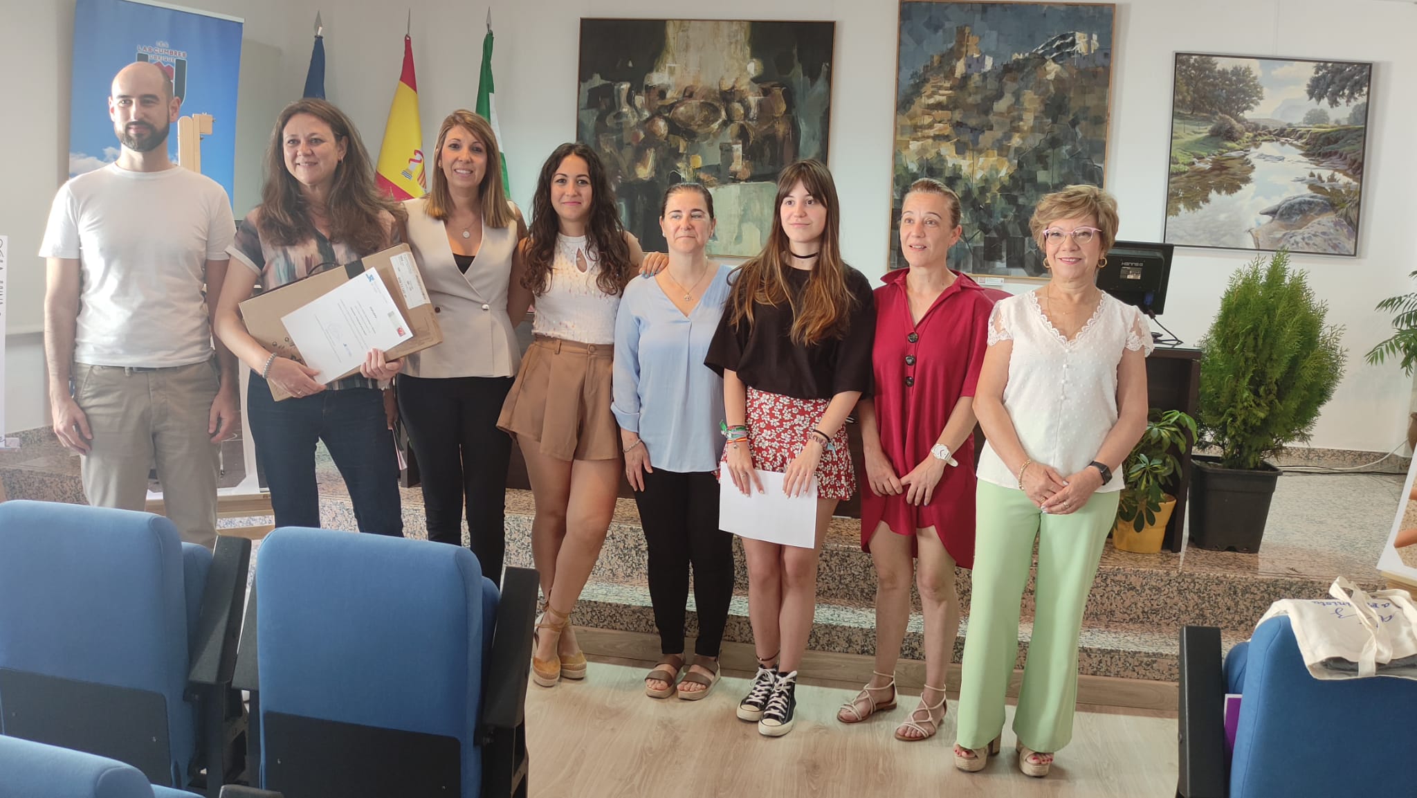 Ubrique IES las Cumbres a Laura Troya por Arcoíris 2