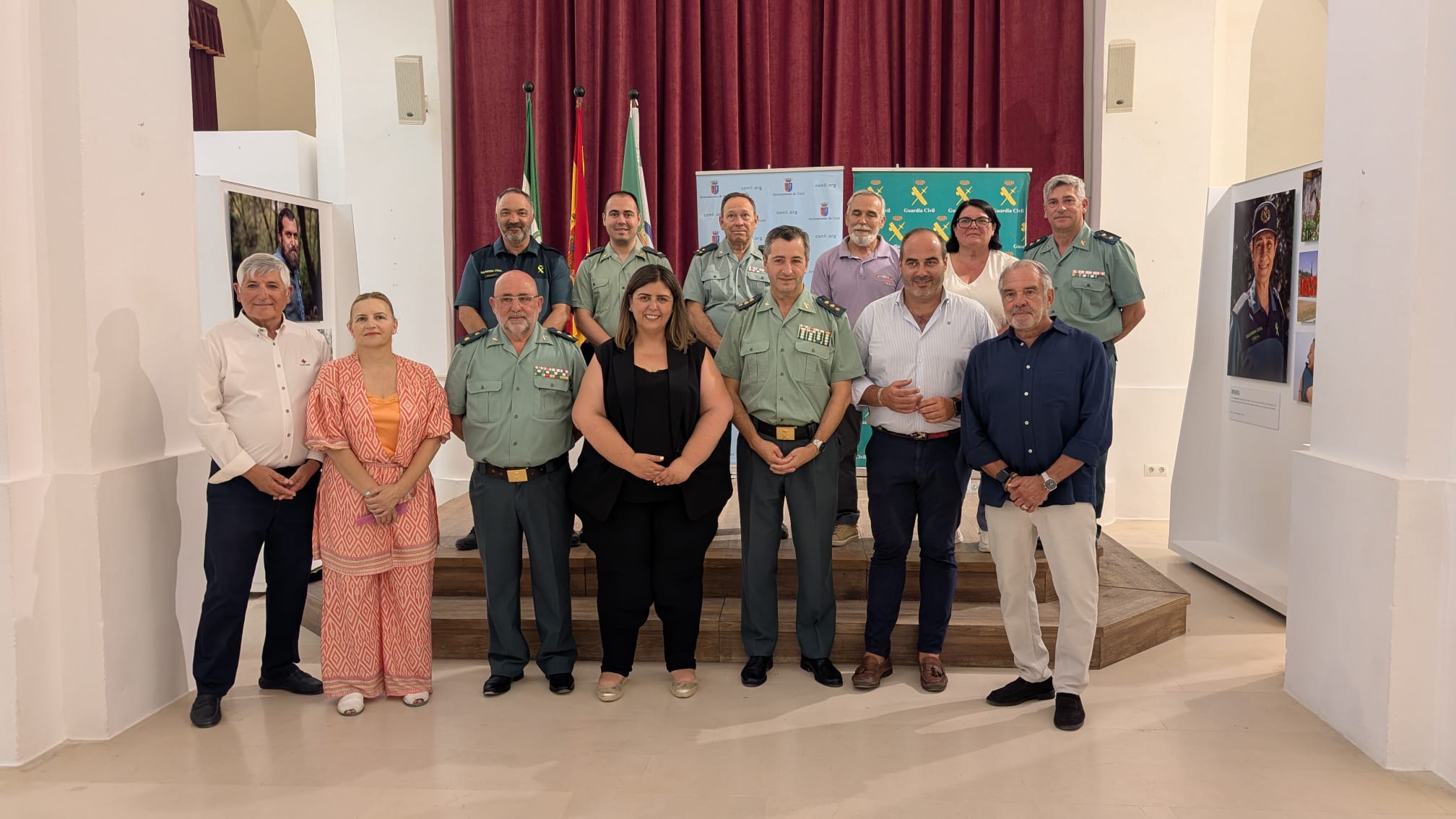 Exposición de la Guardia Civil en Conil
