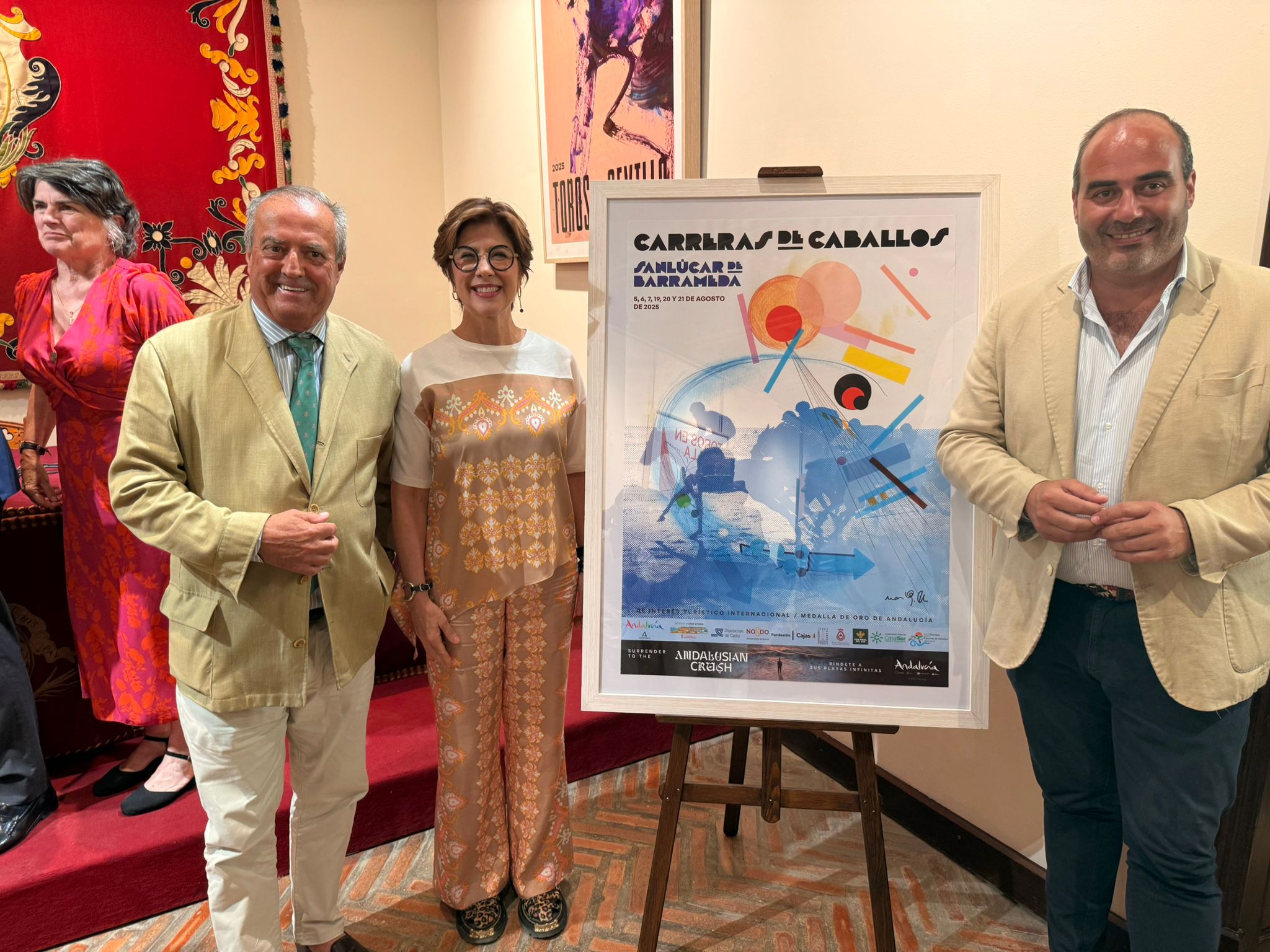 Presentación de las carreras de caballos de Sanlúcar en Sevilla