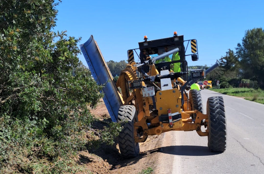 dispositivo de carreteras en Jerez_desbroce