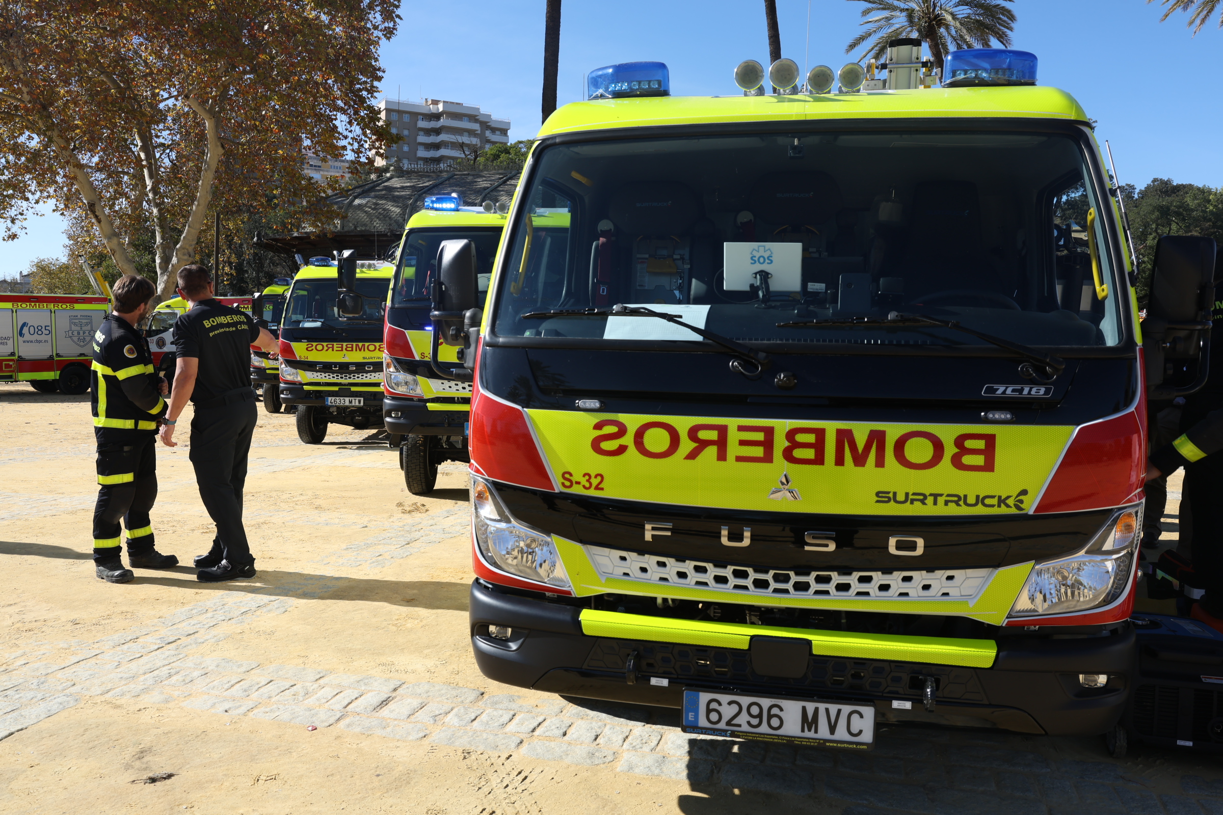vehiculo de bomberos en Jerez
