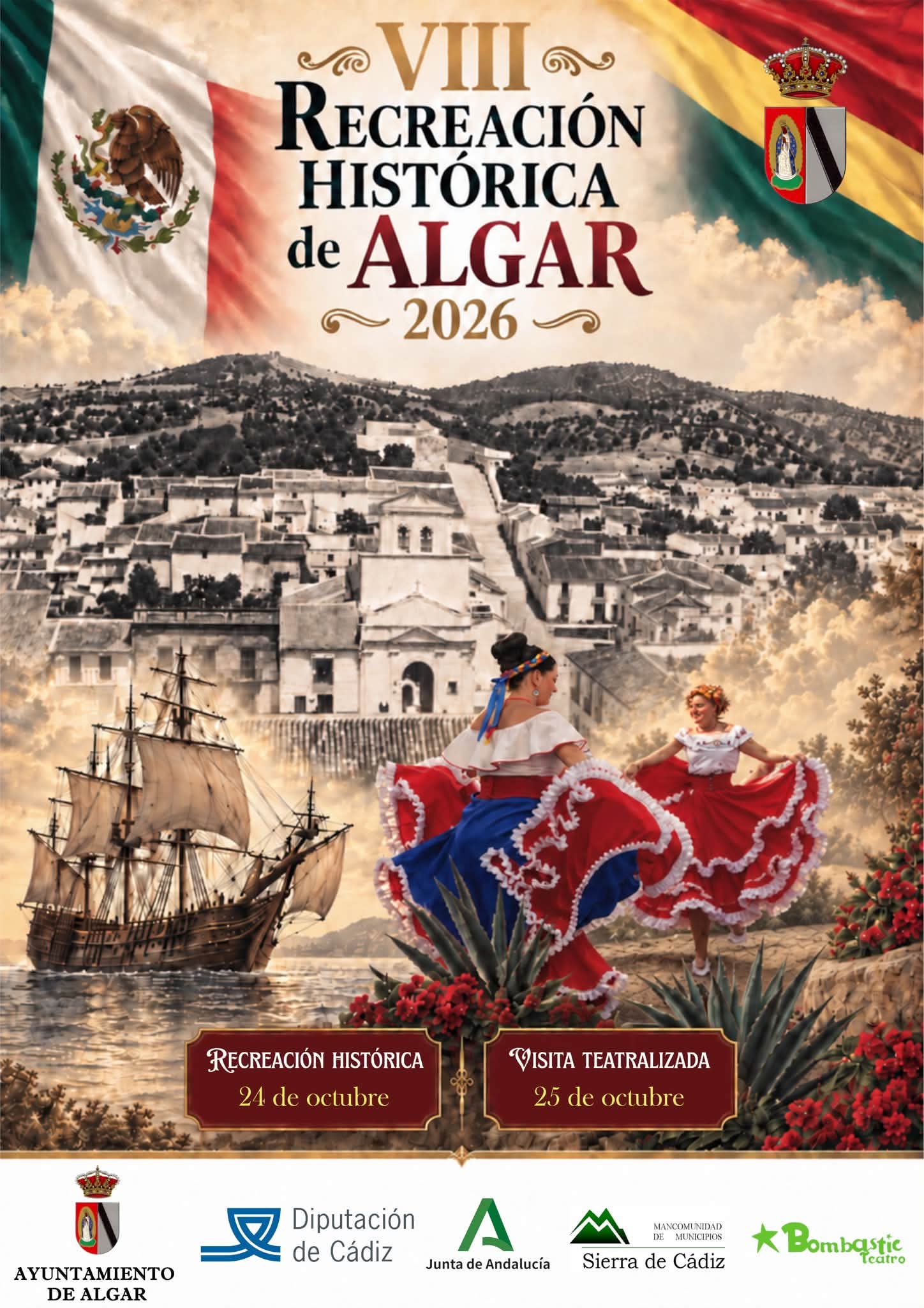 CARTEL RECREACIÓN ALGAR 24 Y 25 DE OCTUBRE